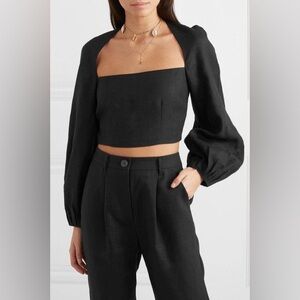 Mara Hoffman Moon Top size 6, black